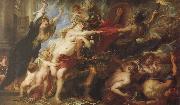 Peter Paul Rubens The moral of the outbreak of war oil on canvas